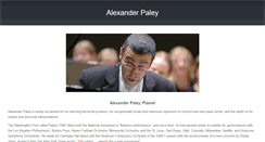 Desktop Screenshot of alexanderpaley.net
